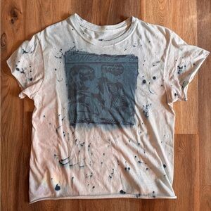 Cyanotype-dyed Sonic Youth Band Tee